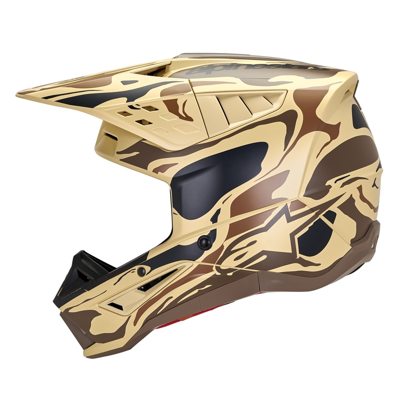 Alpinestars S-M5 Mineral motokrossz bukósisak matt sötétbarna camo