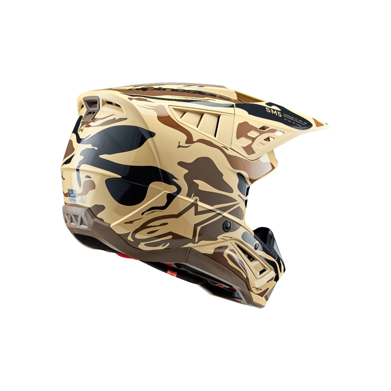 Alpinestars S-M5 Mineral motokrossz bukósisak matt sötétbarna camo