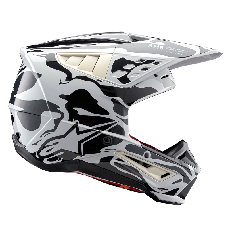Alpinestars S-M5 Mineral motokrossz bukósisak szürke camo