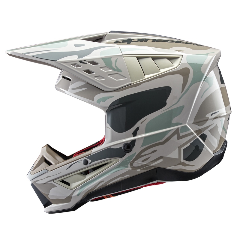 Alpinestars S-M5 Mineral motokrossz bukósisak szürke-zöld camo