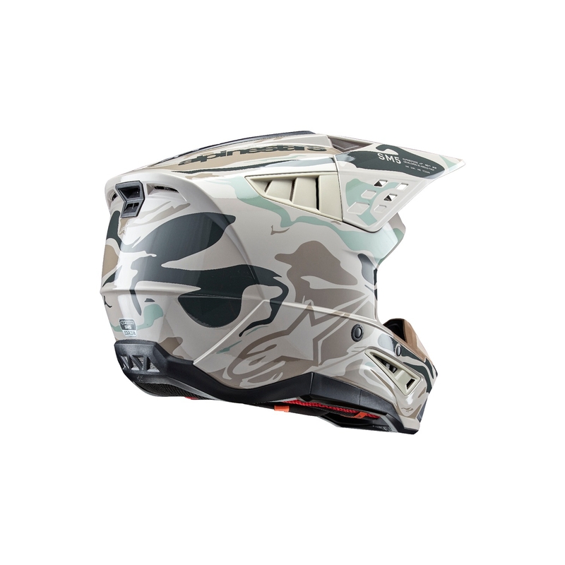 Alpinestars S-M5 Mineral motokrossz bukósisak szürke-zöld camo