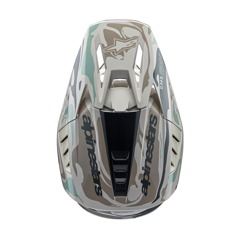 Alpinestars S-M5 Mineral motokrossz bukósisak szürke-zöld camo