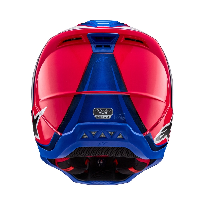 Alpinestars S-M5 Sail motokrossz bukósisak fehér-rózsaszín-kék