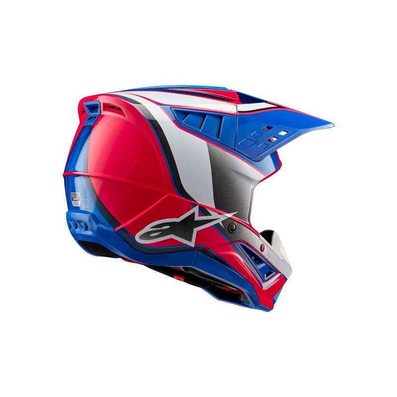 Alpinestars S-M5 Sail motokrossz bukósisak fehér-rózsaszín-kék
