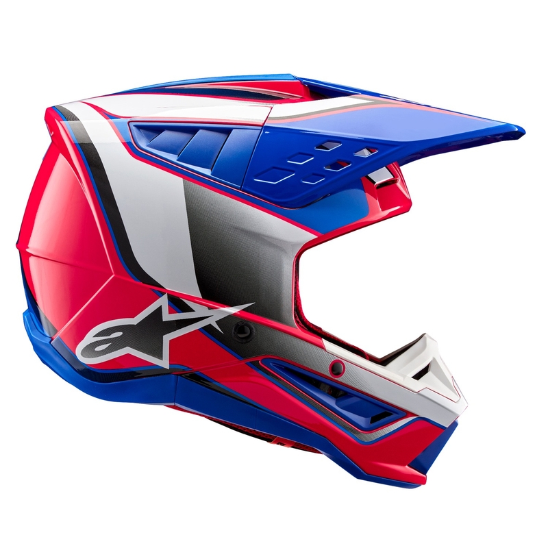 Alpinestars S-M5 Sail motokrossz bukósisak fehér-rózsaszín-kék