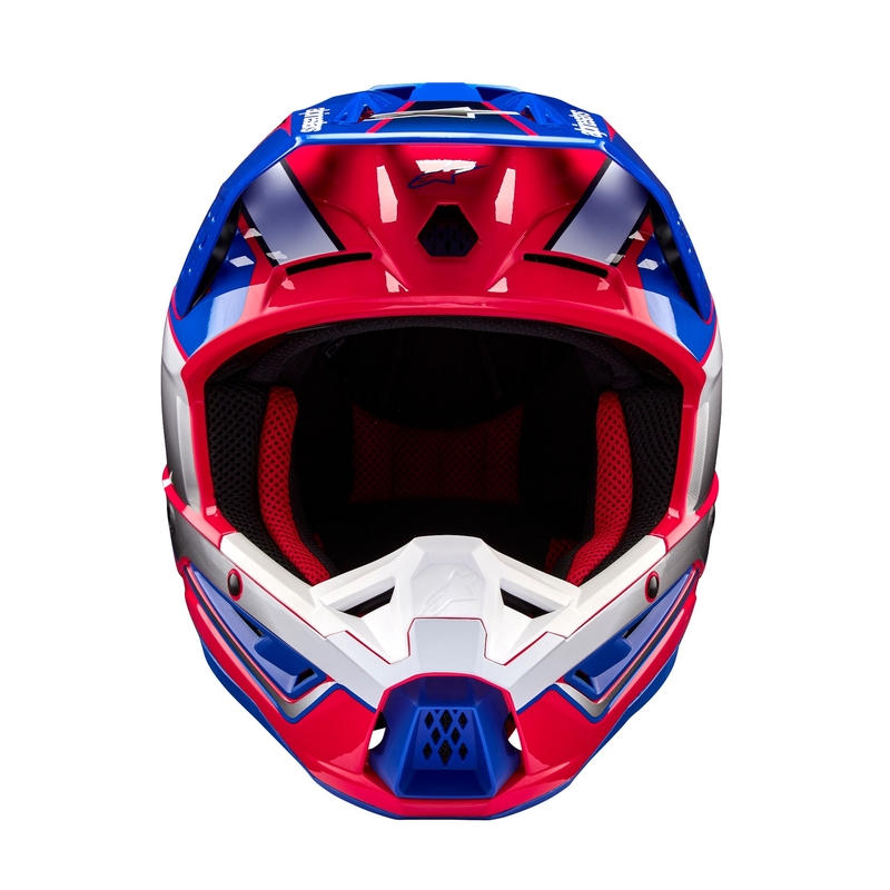 Alpinestars S-M5 Sail motokrossz bukósisak fehér-rózsaszín-kék