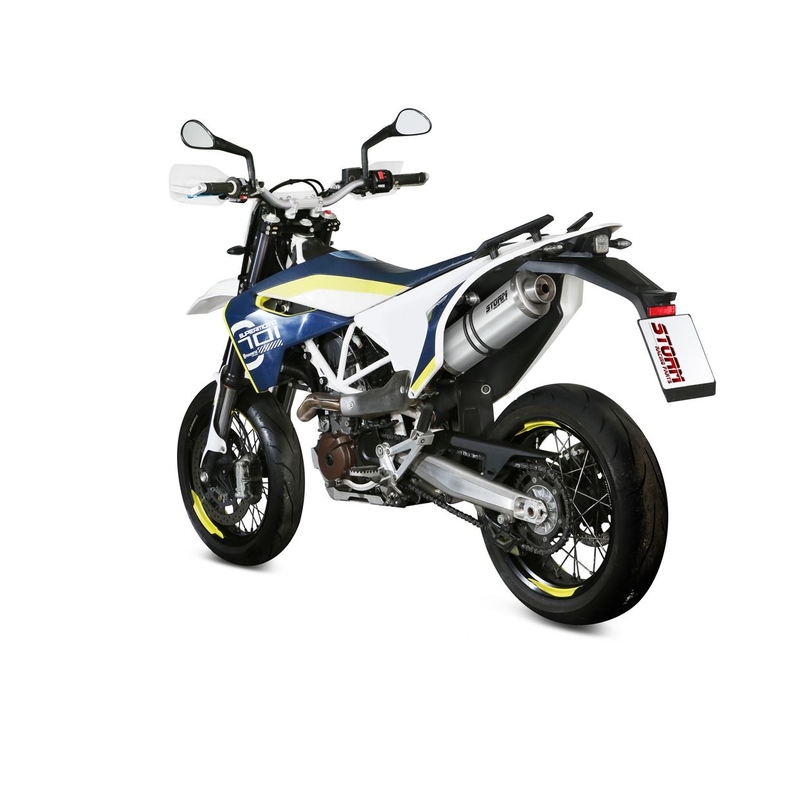 Kipufogóvég STORM OVAL rozsdamentes részére HUSQVARNA Enduro 701 2017-2020, HUSQVARNA Supermoto 701 2017-2020
