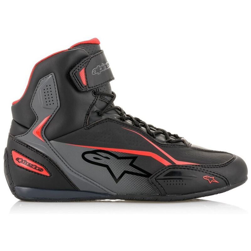 Alpinestars Faster-3 motoros csizma fekete-szürke-piros