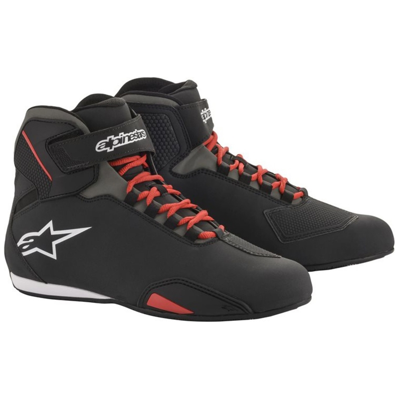 Alpinestars Sector motoros csizma fekete-piros-fehér