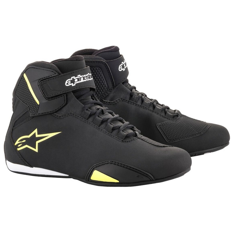 Alpinestars Sector motoros csizma fekete-fluo sárga