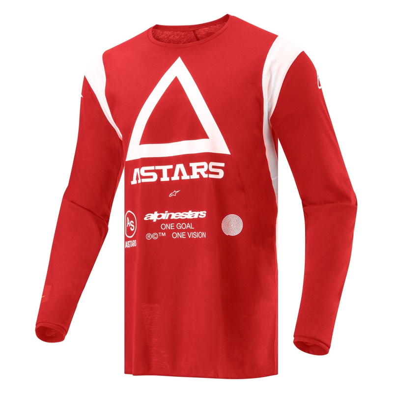 Alpinestars Techdura motocross mez fluo piros