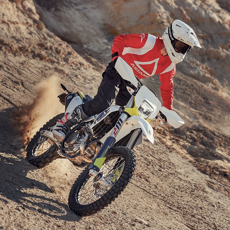 Alpinestars Techdura motocross mez fluo piros
