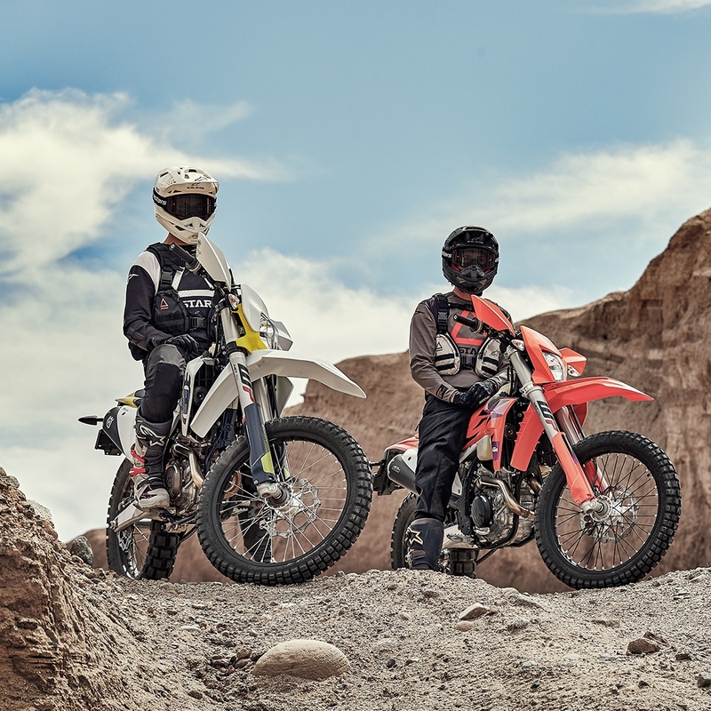Alpinestars Techdura motocross mez fluo piros