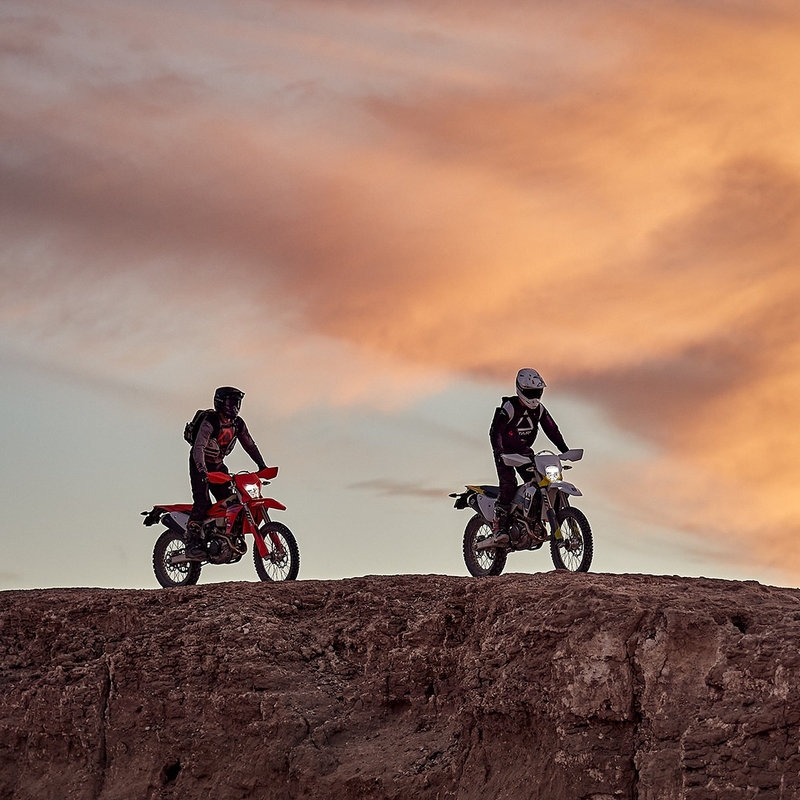 Alpinestars Techdura motocross mez fluo piros
