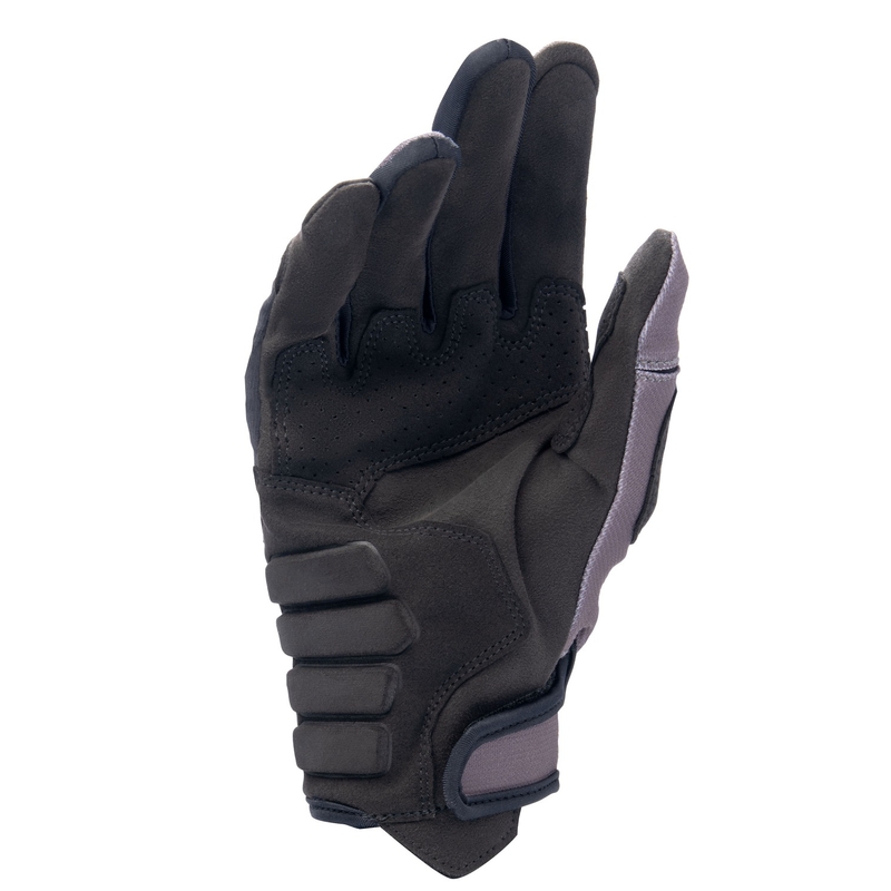 Alpinestars Techdura motocross kesztyű fekete-barna-fluo piros