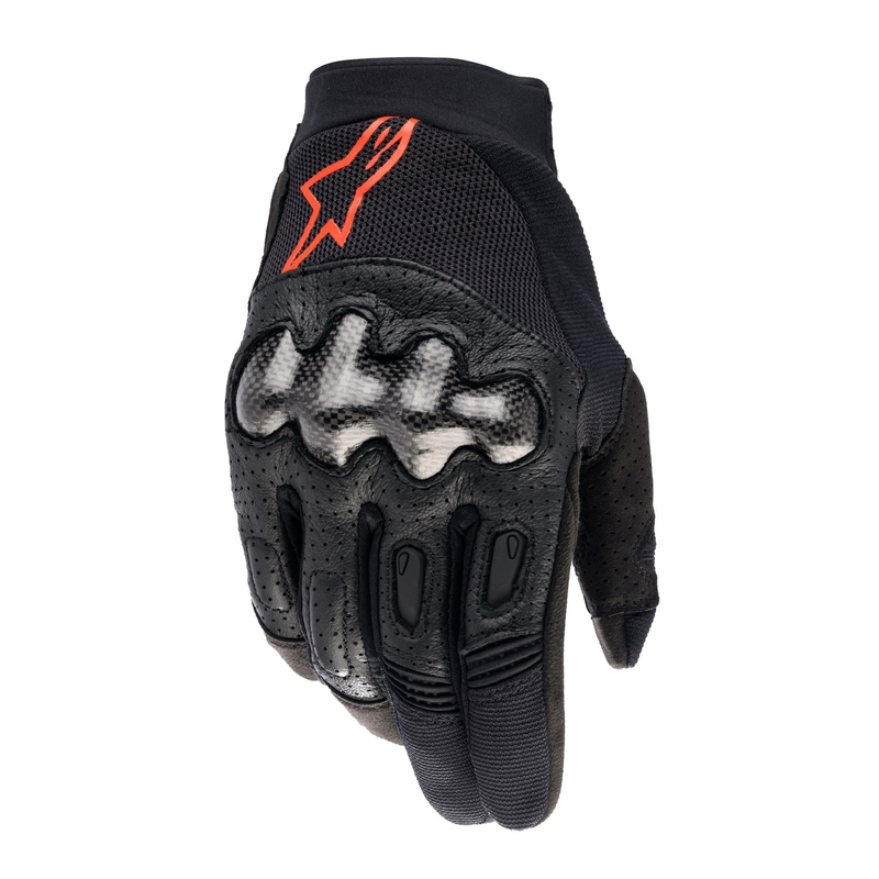 Alpinestars Megawatt 2 motokrossz kesztyű fekete-fluo piros