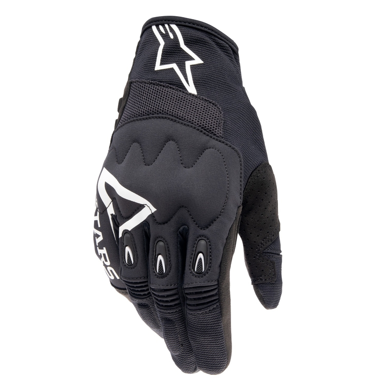 Alpinestars Techdura motocross kesztyű fekete-fehér