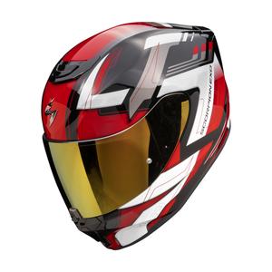 Integrální helma na motorku Scorpion EXO-391 Captor černo-červená