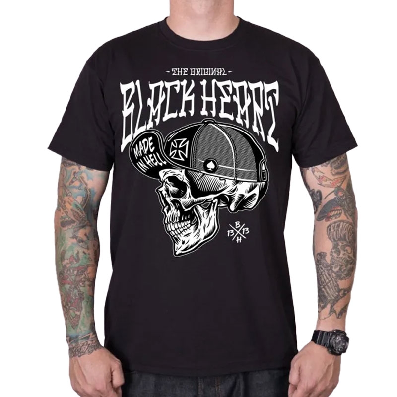 Black Heart Mad Mike póló fekete