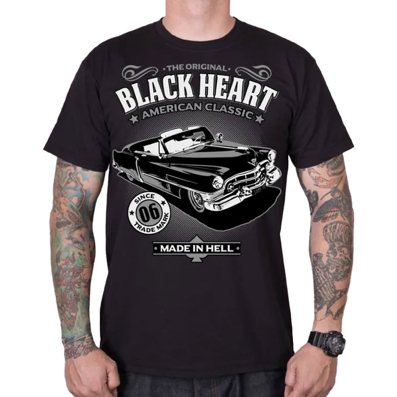 Black Heart Cadillac póló fekete