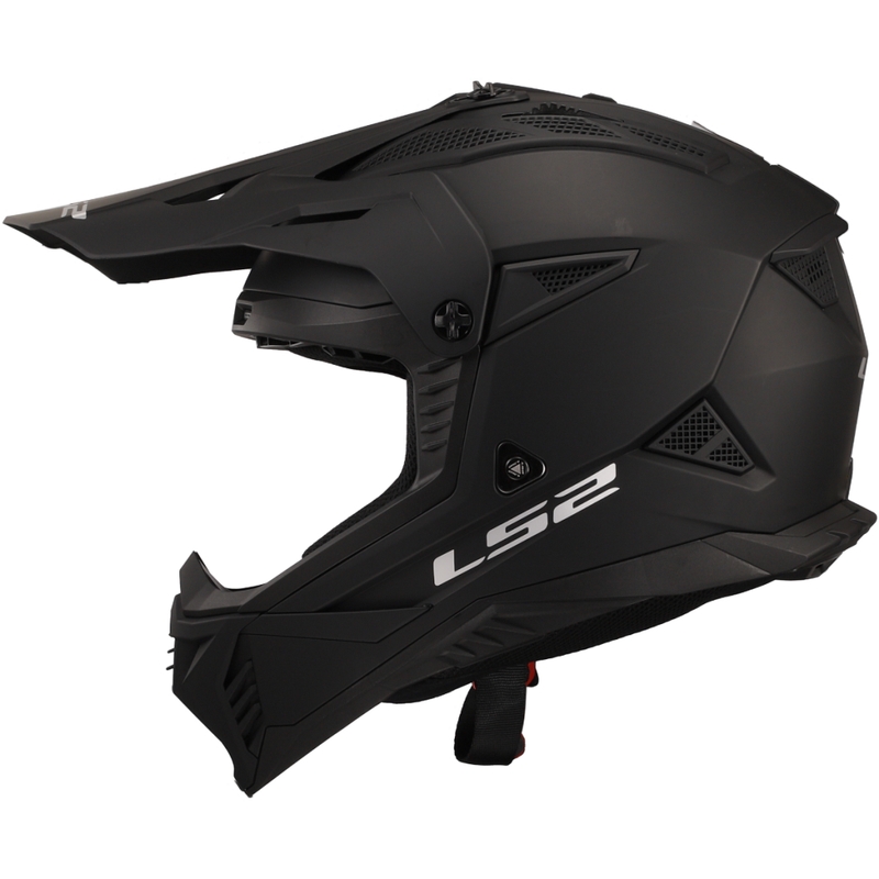 LS2 MX708 Fast II Solid Matt motocross bukósisak fekete