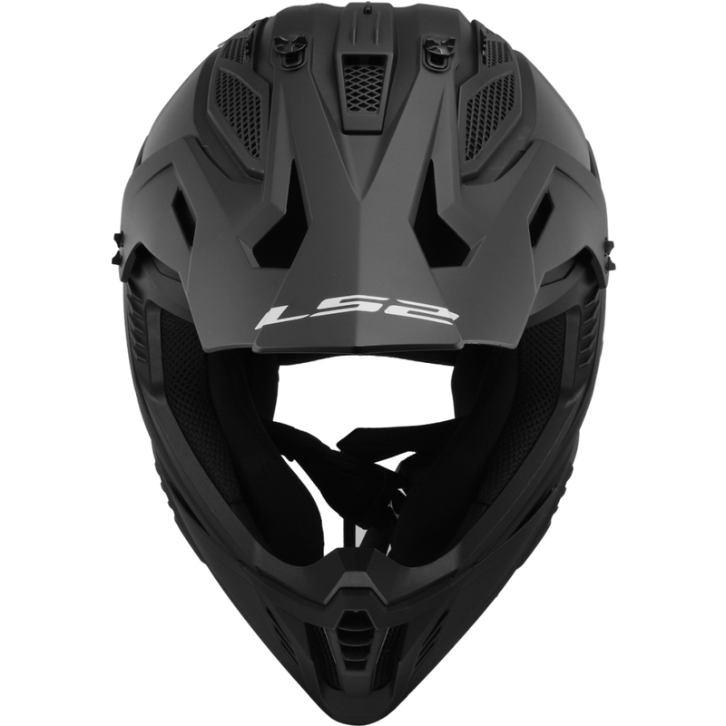 LS2 MX708 Fast II Solid Matt motocross bukósisak fekete