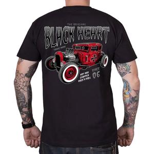 Tričko Black Heart Red Baron černé