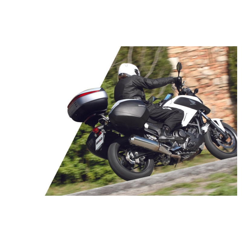 Felső csomagtartó színes fedéllel SHAD SH50 kék