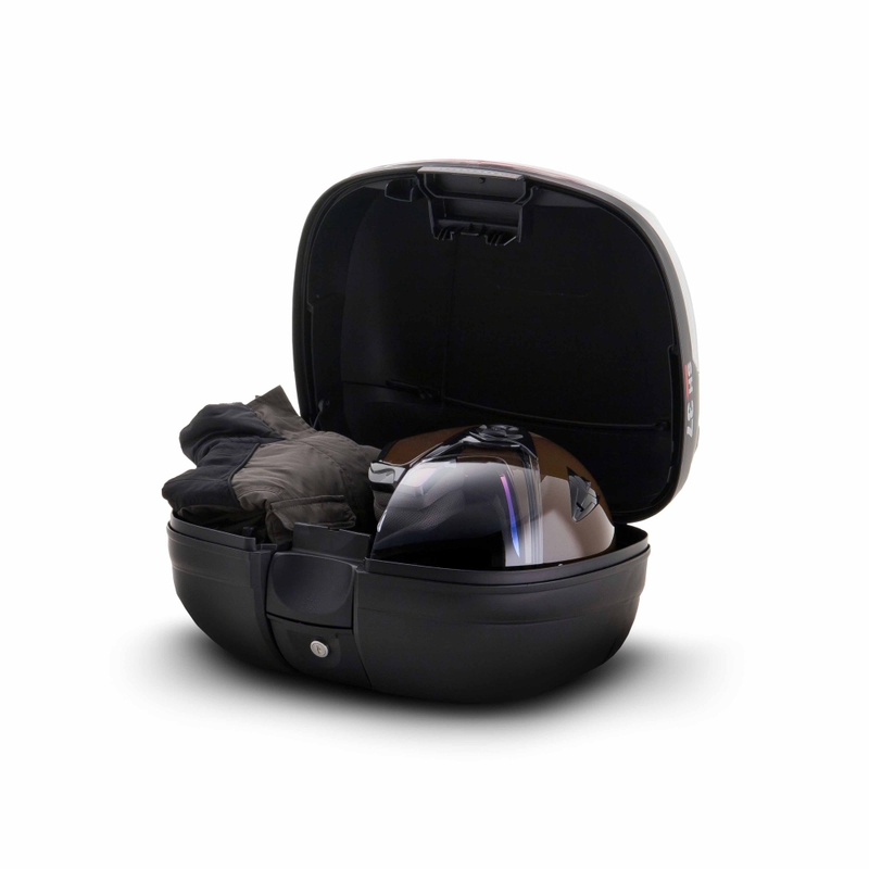 Felső csomagtartó színes fedéllel SHAD SH37 piros