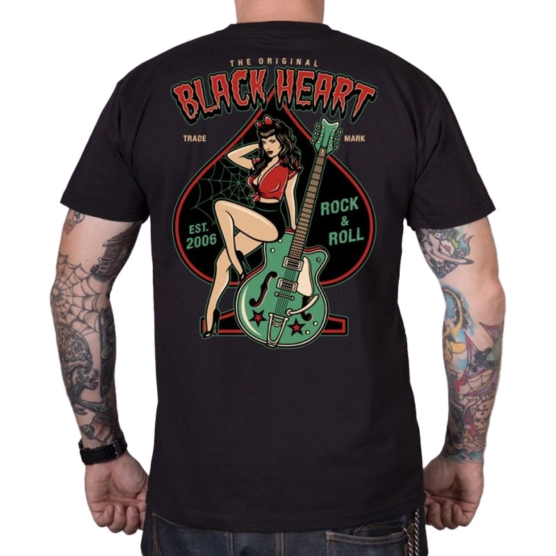 Black Heart Ema póló fekete