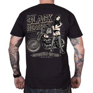 Black Heart Chopper Pussy póló fekete