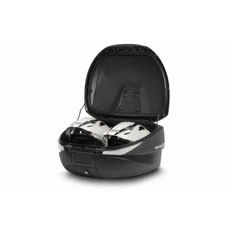 Felső csomagtartó színes fedéllel SHAD SH58X Fémes fekete with PREMIUM lock