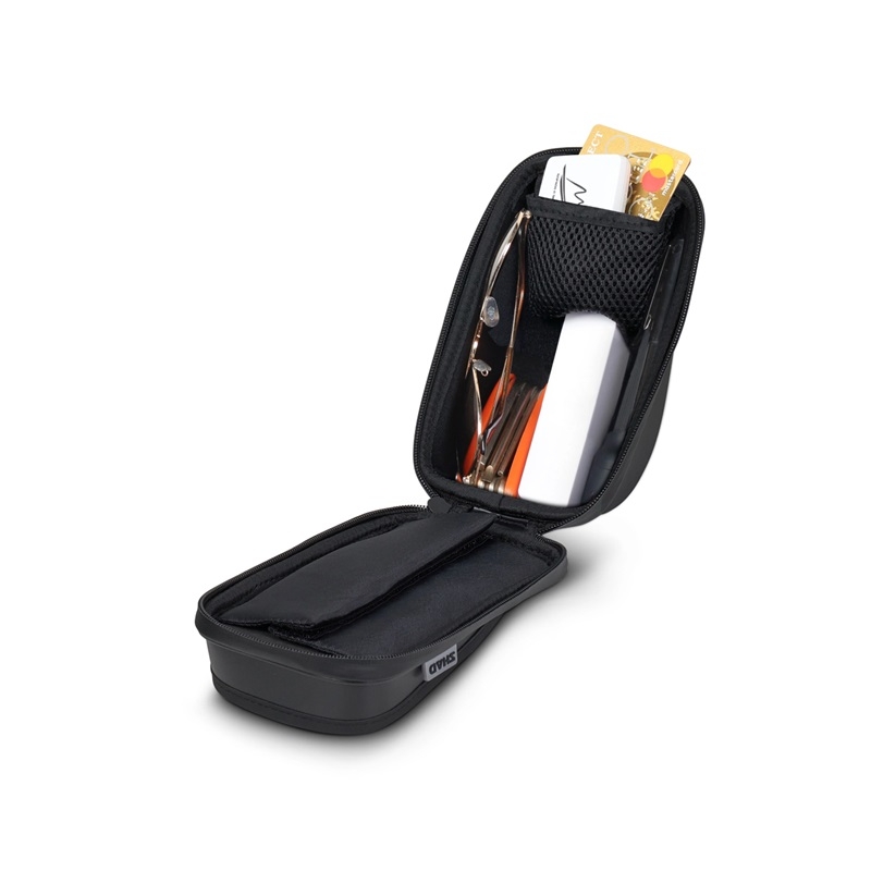 Smartphone holder SHAD 180x90mm (6,6") with pocket a visszapillantó tükörre
