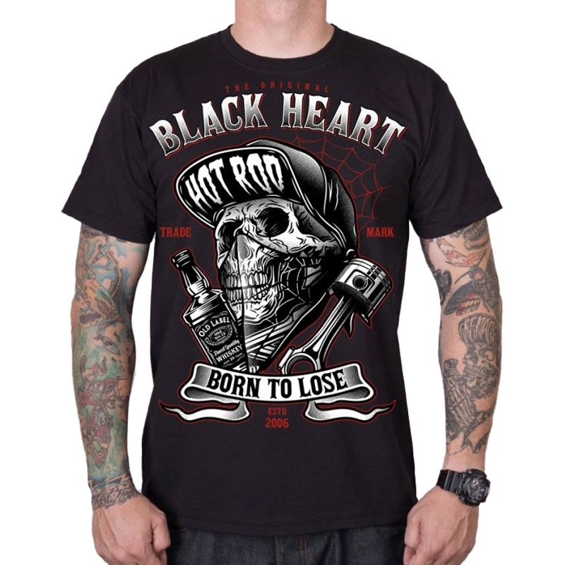 Black Heart Buddy póló fekete