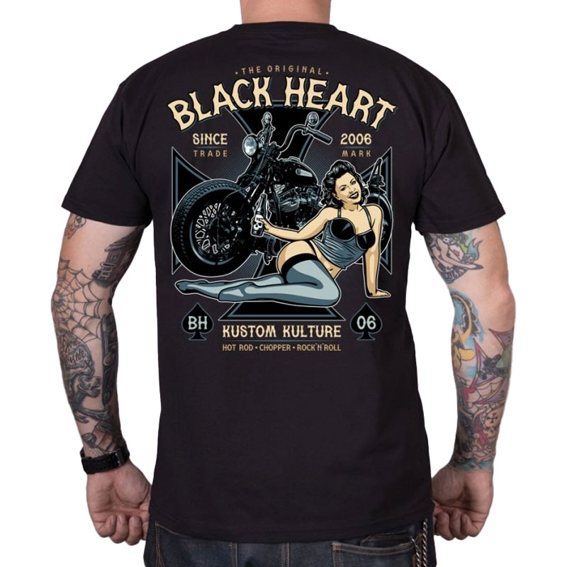 Black Heart Ava póló fekete