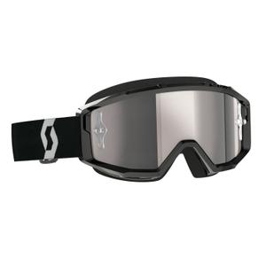 Motokrosové brýle SCOTT - USA Primal CH černo-bílé (stříbrné plexi)