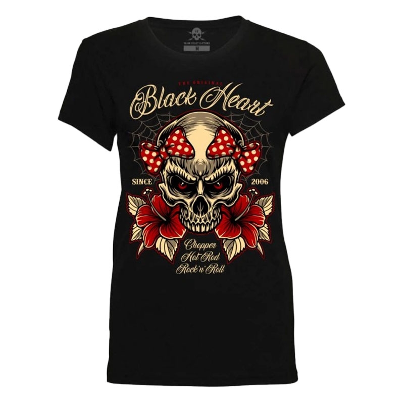 Black Heart Ariella női póló fekete