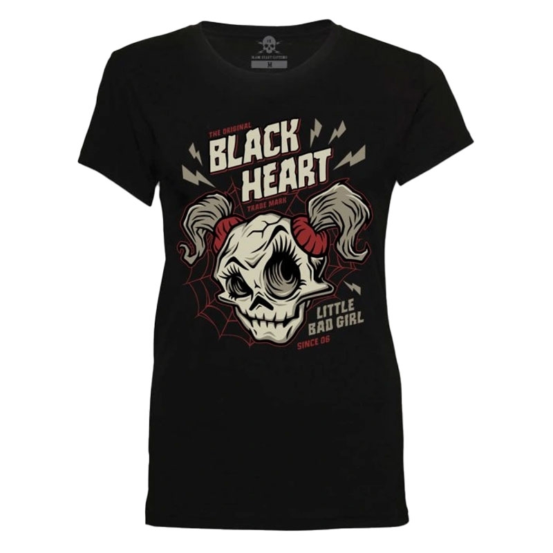Black Heart Ghost Face női póló fekete