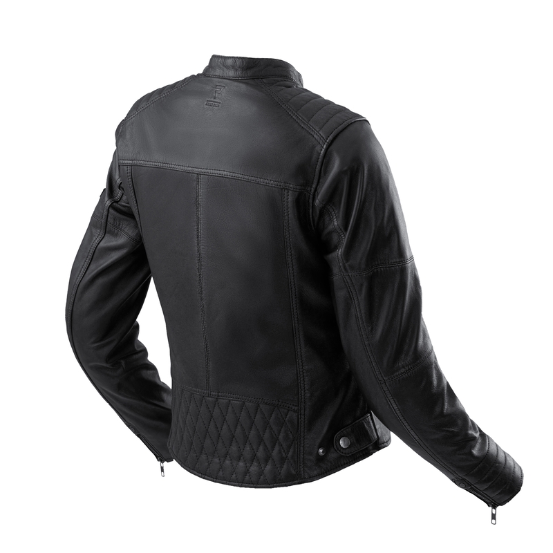 Rebelhorn Hunter II női bőr motoros kabát fekete