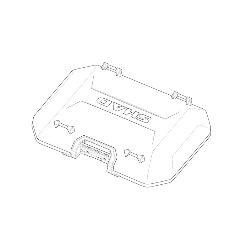 Cover SHAD TERRA alumínium (top case)