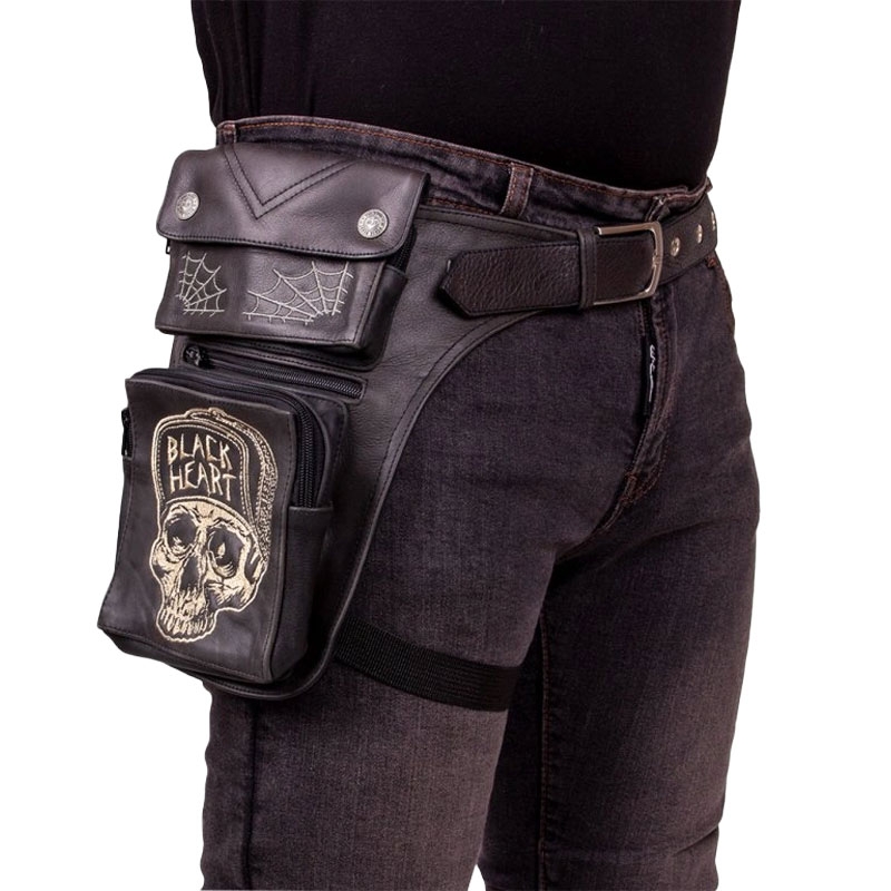 Black Heart W-TEC Garage Built combtáska fekete