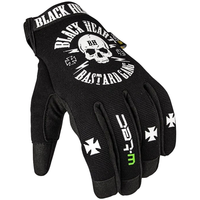 Black Heart W-TEC Radegester chopper kesztyű fekete