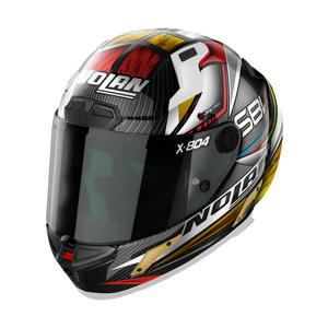 Integrální helma na motorku Nolan X-804 RS Ultra Carbon SBK černo-červeno-zlatá