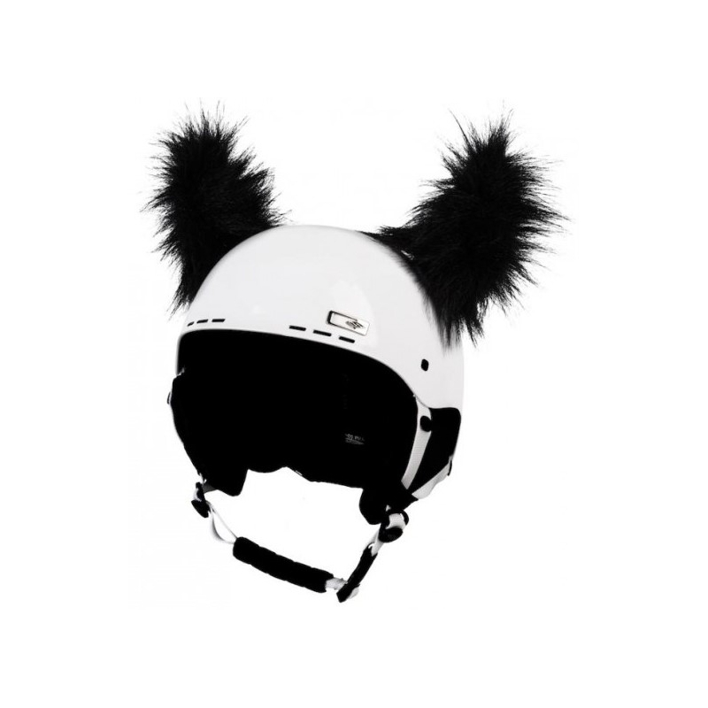 Crazy Ears sisakfülek szarvak fekete szőrös