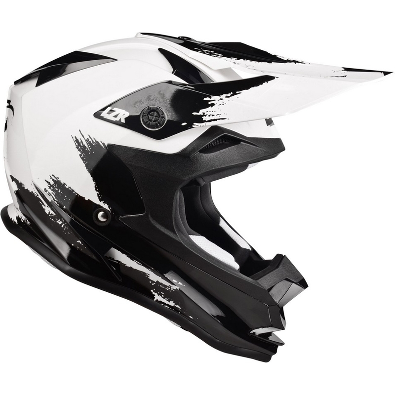 Motocross sisak Lazer OR-1 Ripper fehér-fekete