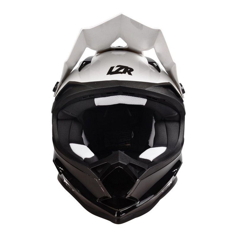 Motocross sisak Lazer OR-1 Ripper fehér-fekete