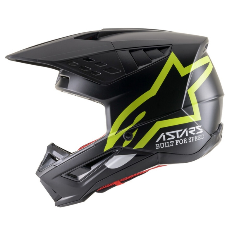 Alpinestars S-M5 Compass motokrossz sisak fekete-fluo sárga