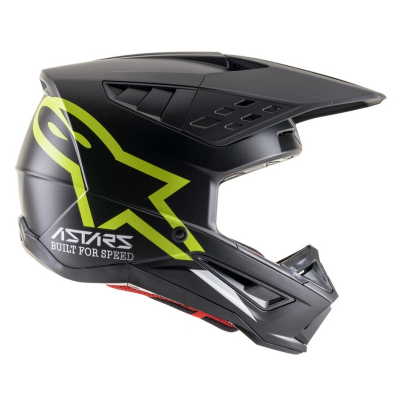 Alpinestars S-M5 Compass motokrossz sisak fekete-fluo sárga