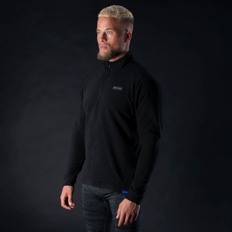Oxford Advanced Micro Fleece 1/2 Neck termo kabát bélés fekete