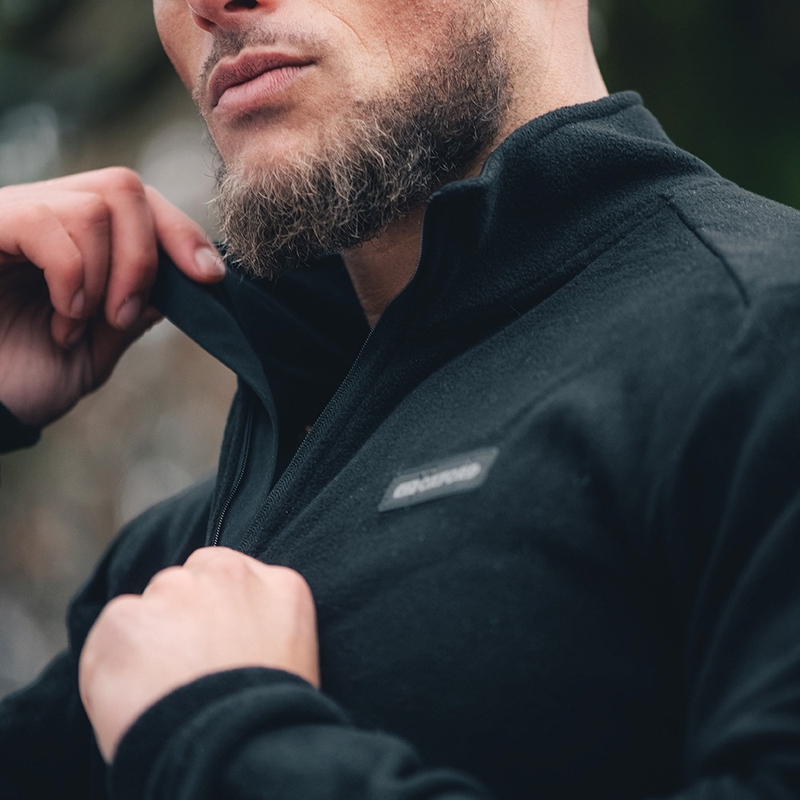 Oxford Advanced Micro Fleece 1/2 Neck termo kabát bélés fekete